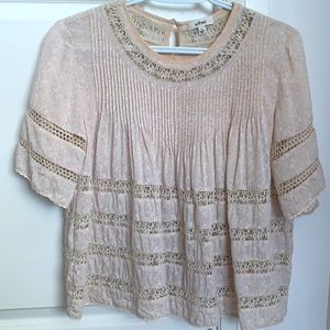 Aritzia Wilfred Short Sleeve Blouse